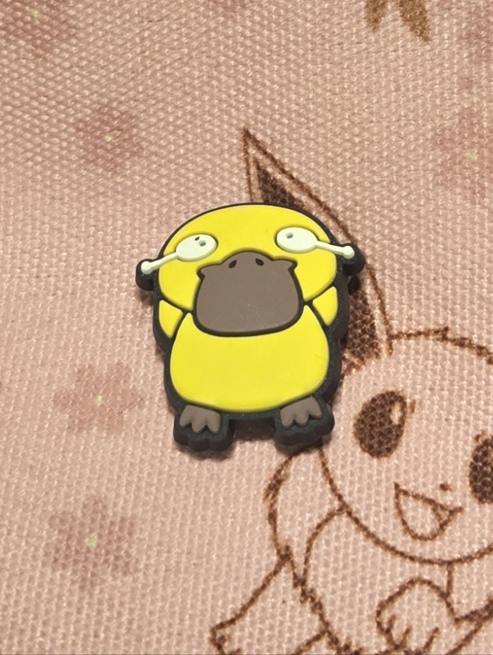 Psyduck Croc Charm Pokémon Confused Duck Yellow Cute Shoe Charm